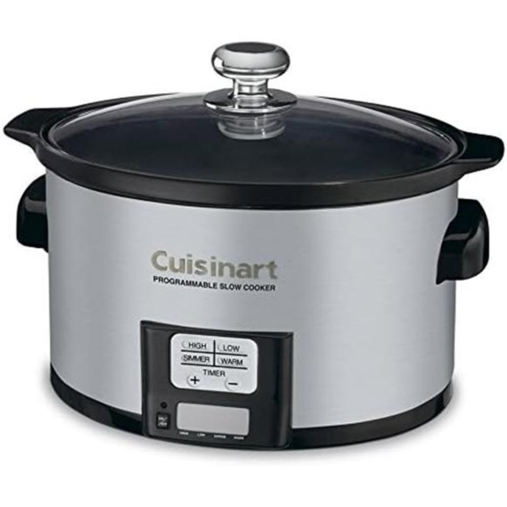 Cuisinart PSC-350 3-1/2-Quart Programmable Slow Cooker, Silver